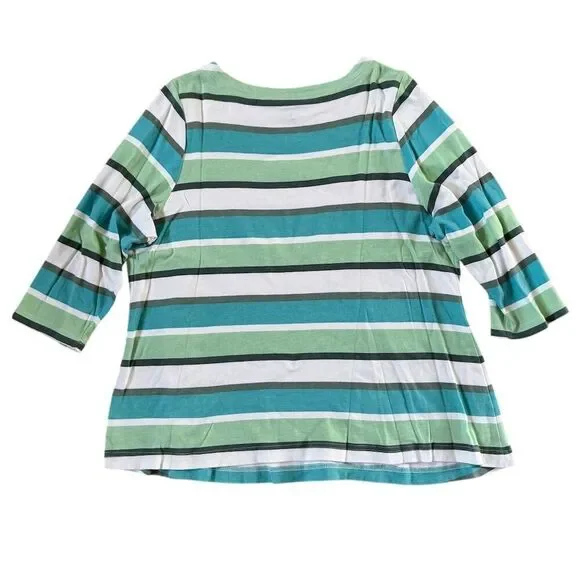 Style & Co  / Croft & Barrow Striped Tops Bundle Women's Size 1X - Picture 7 of 7
